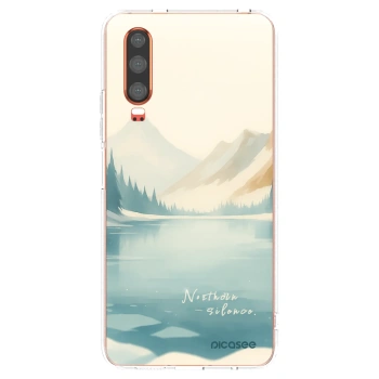 Picasee silikonový průhledný obal pro Huawei P30 - NOTHERN SILENCE