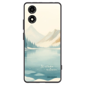 Picasee silikonový černý obal pro Motorola Moto E14 - NOTHERN SILENCE