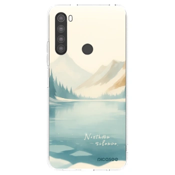 Picasee silikonový průhledný obal pro Xiaomi Redmi Note 8 - NOTHERN SILENCE
