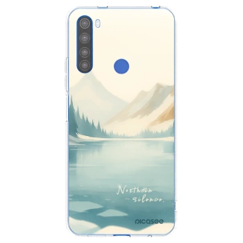 Picasee silikonový průhledný obal pro Xiaomi Redmi Note 8T - NOTHERN SILENCE