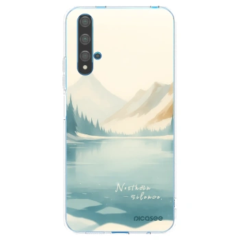 Picasee silikonový průhledný obal pro Huawei Nova 5T - NOTHERN SILENCE