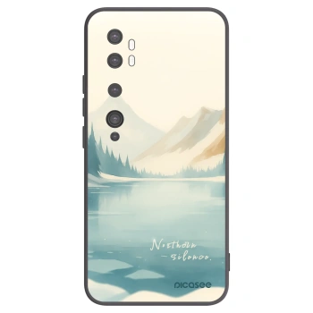 Picasee silikonový černý obal pro Xiaomi Mi Note 10 (Pro) - NOTHERN SILENCE