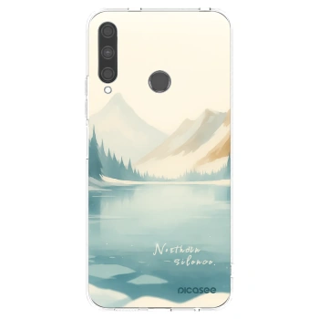 Picasee silikonový průhledný obal pro Huawei P40 Lite E - NOTHERN SILENCE