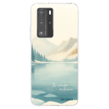 Picasee silikonový průhledný obal pro Huawei P40 Pro - NOTHERN SILENCE