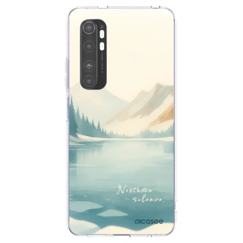 Picasee silikonový průhledný obal pro Xiaomi Mi Note 10 Lite - NOTHERN SILENCE