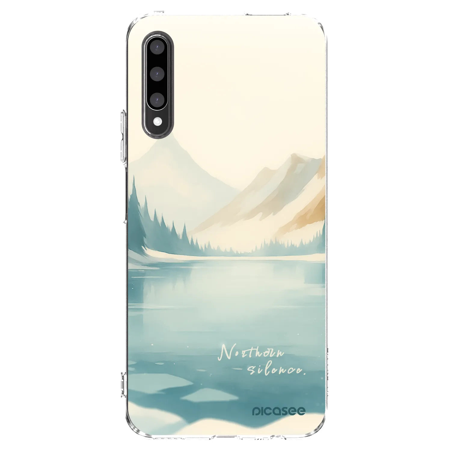 Picasee silikonový průhledný obal pro Honor 9X Pro - NOTHERN SILENCE