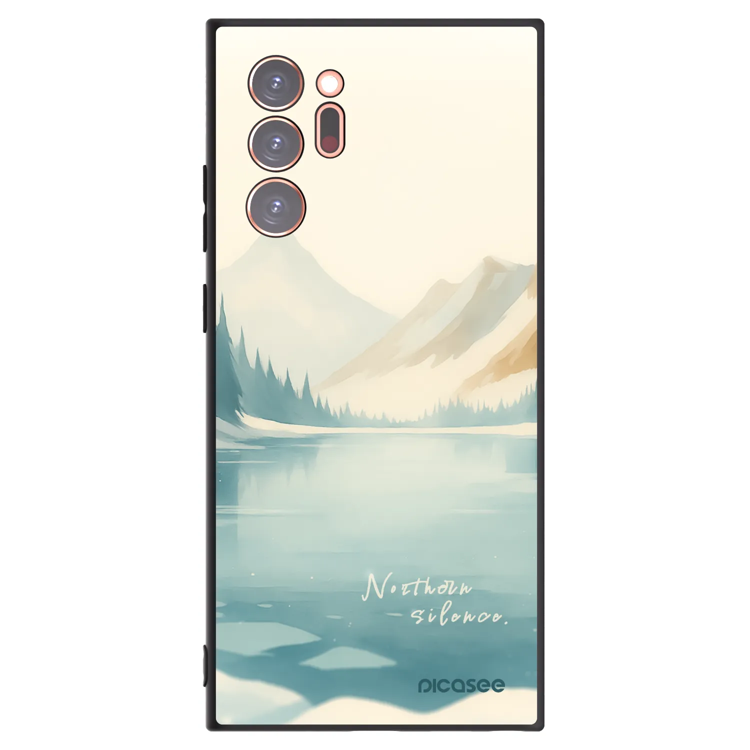 Picasee silikonový černý obal pro Samsung Galaxy Note 20 Ultra - NOTHERN SILENCE