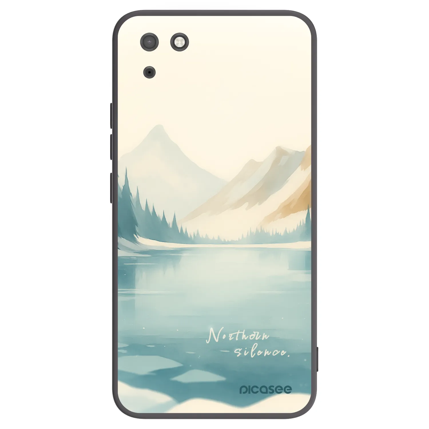 Picasee silikonový černý obal pro Huawei Y5P - NOTHERN SILENCE