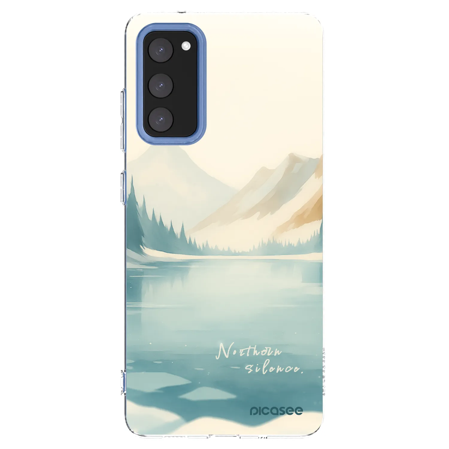 Picasee silikonový průhledný obal pro Samsung Galaxy S20 FE - NOTHERN SILENCE