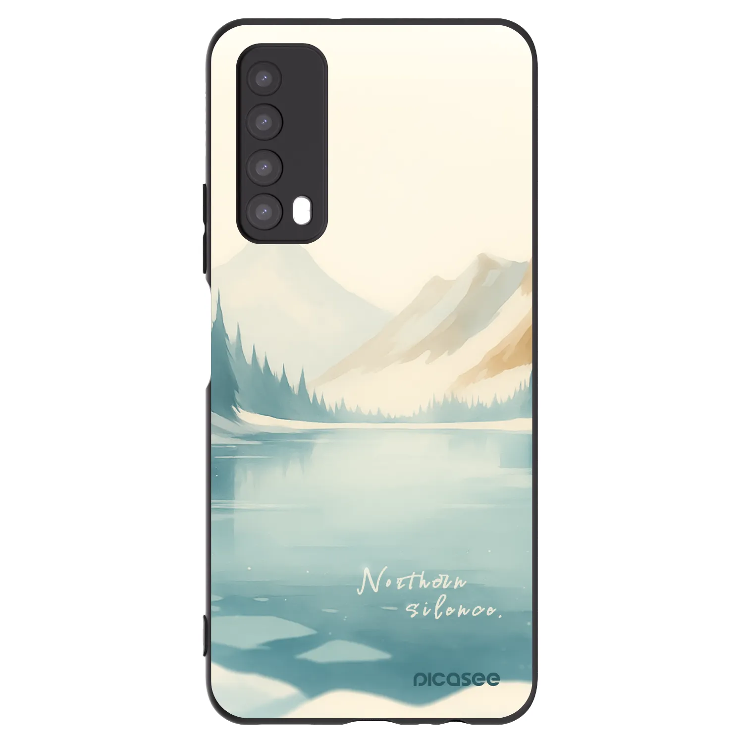 Picasee silikonový černý obal pro Huawei P Smart 2021 - NOTHERN SILENCE