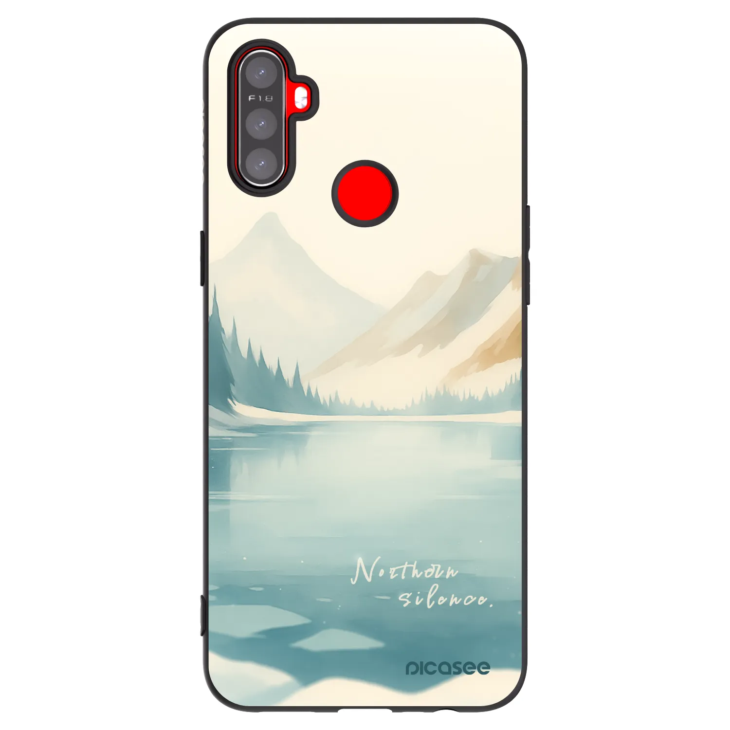 Picasee silikonový černý obal pro Realme C3 - NOTHERN SILENCE