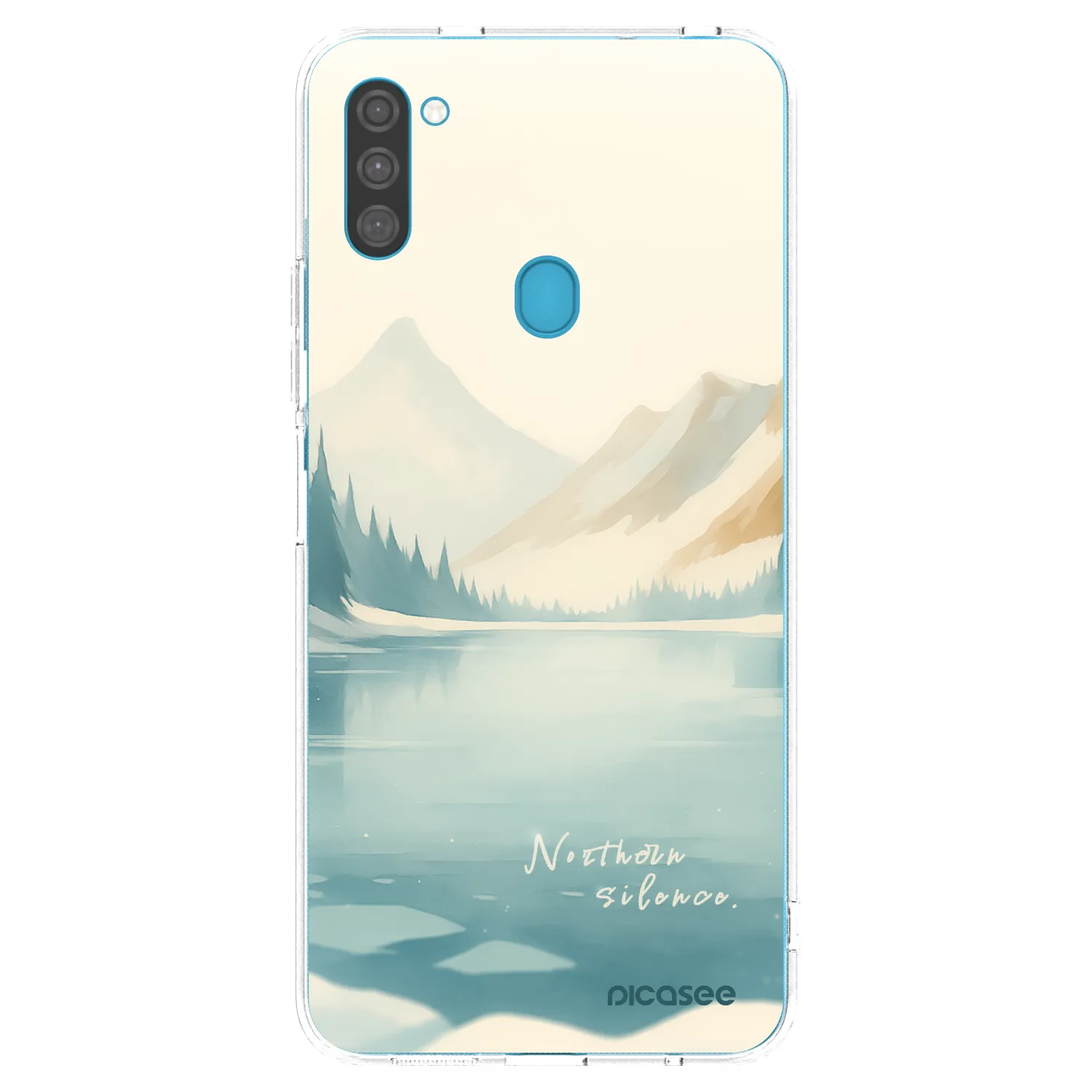 Picasee silikonový průhledný obal pro Samsung Galaxy M11 - NOTHERN SILENCE
