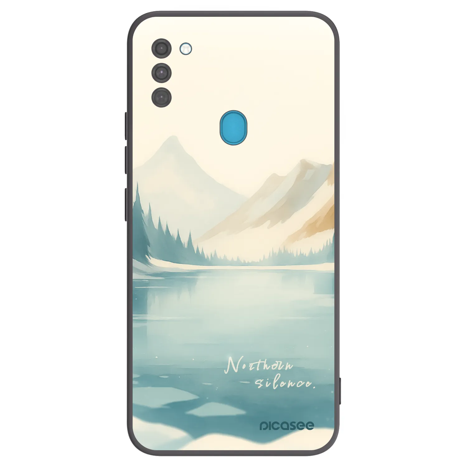Picasee silikonový černý obal pro Samsung Galaxy M11 - NOTHERN SILENCE