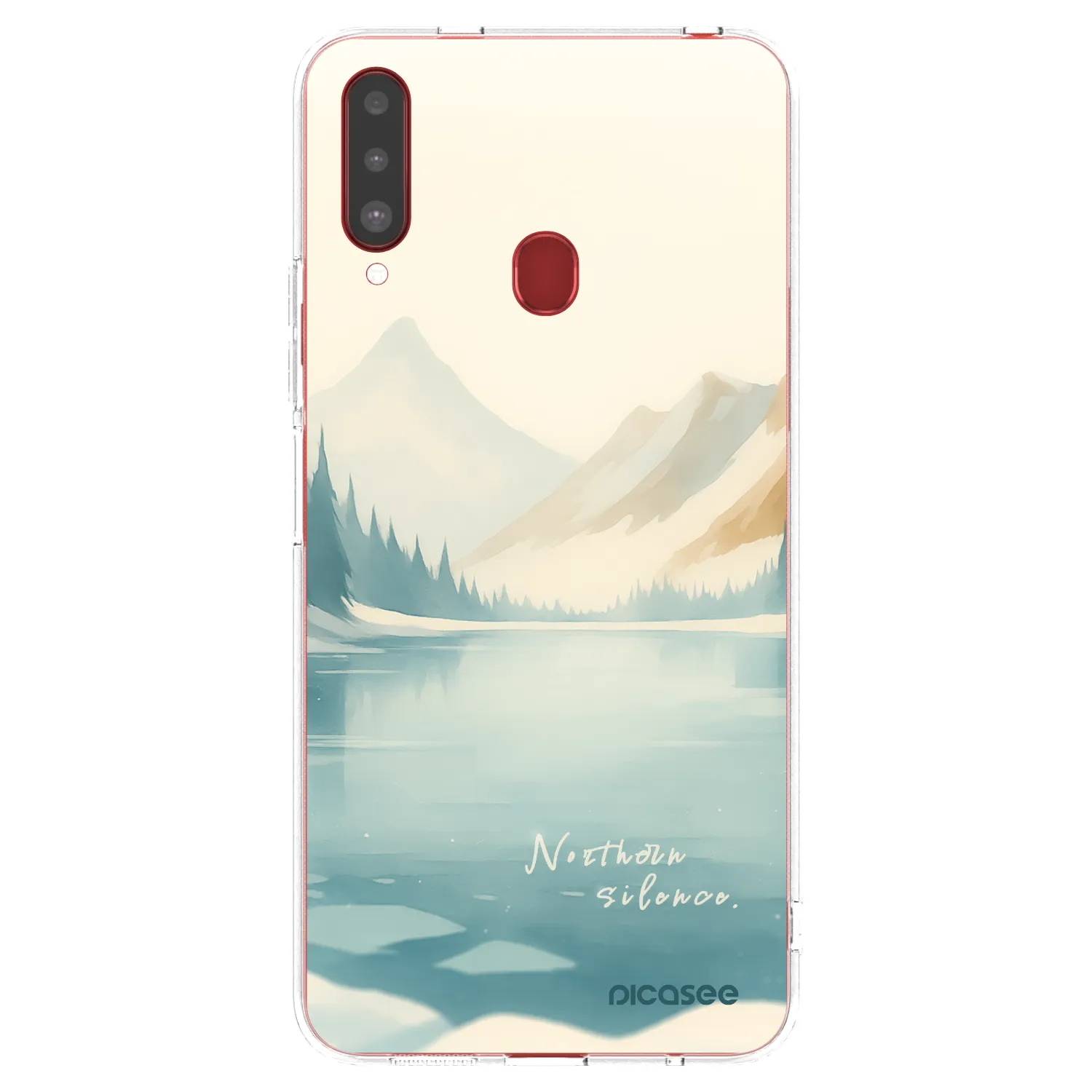 Picasee silikonový průhledný obal pro Samsung Galaxy A20s - NOTHERN SILENCE
