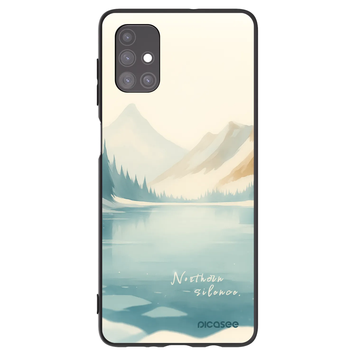 Picasee silikonový černý obal pro Samsung Galaxy M51 M515F - NOTHERN SILENCE