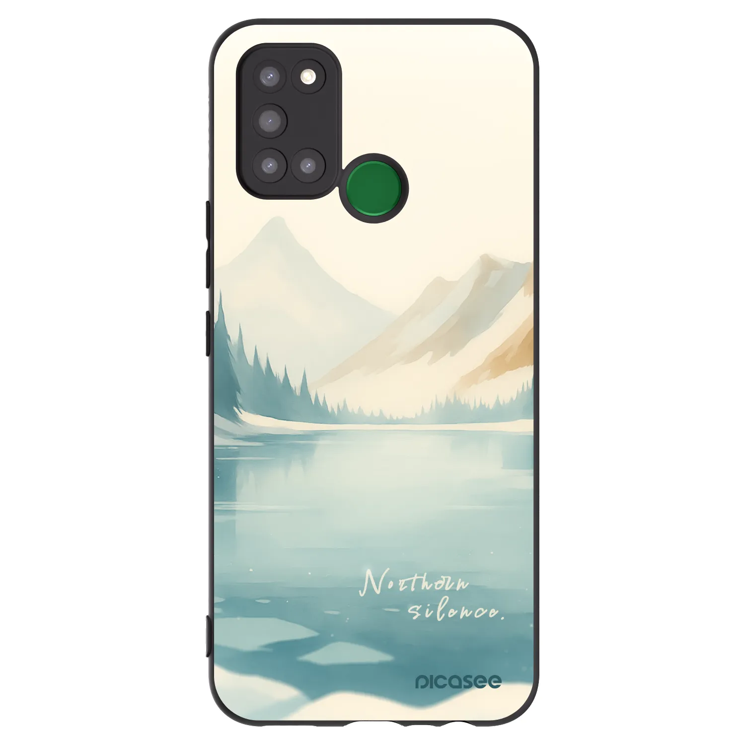 Picasee silikonový černý obal pro Realme 7i - NOTHERN SILENCE