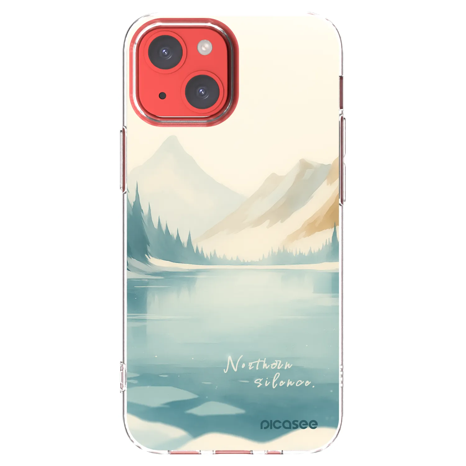 Picasee silikonový průhledný obal pro Apple iPhone 13 mini - NOTHERN SILENCE