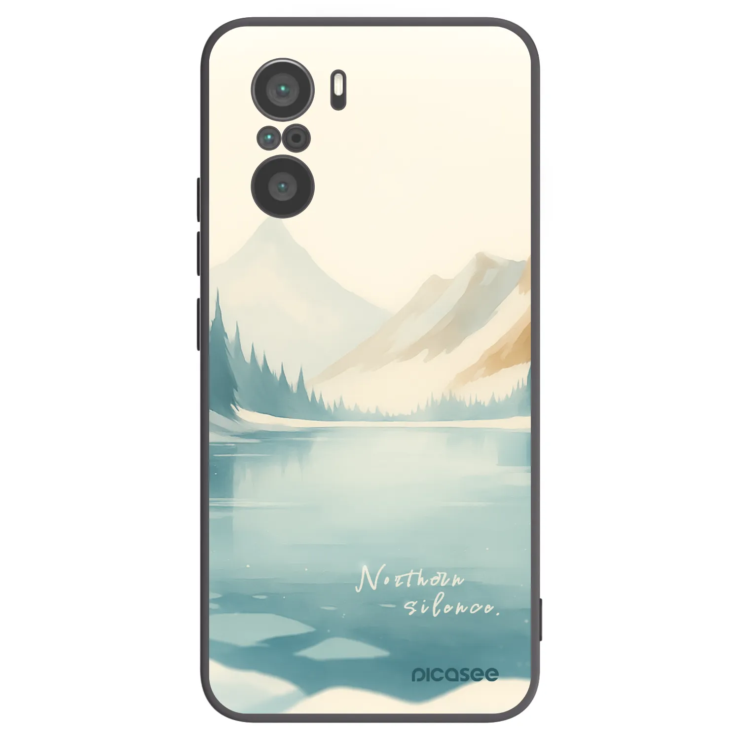 Picasee silikonový černý obal pro Xiaomi Poco F3 - NOTHERN SILENCE