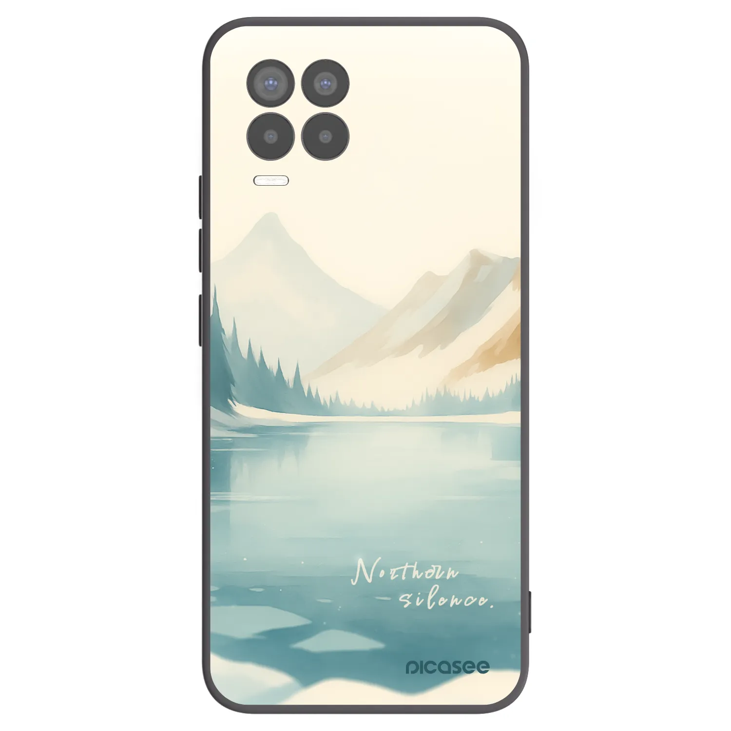 Picasee silikonový černý obal pro Realme 8 Pro - NOTHERN SILENCE