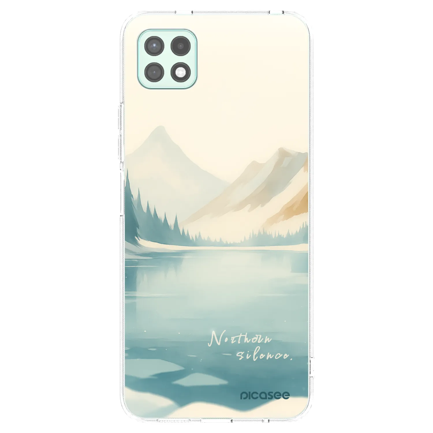 Picasee silikonový průhledný obal pro Samsung Galaxy A22 A226B 5G - NOTHERN SILENCE