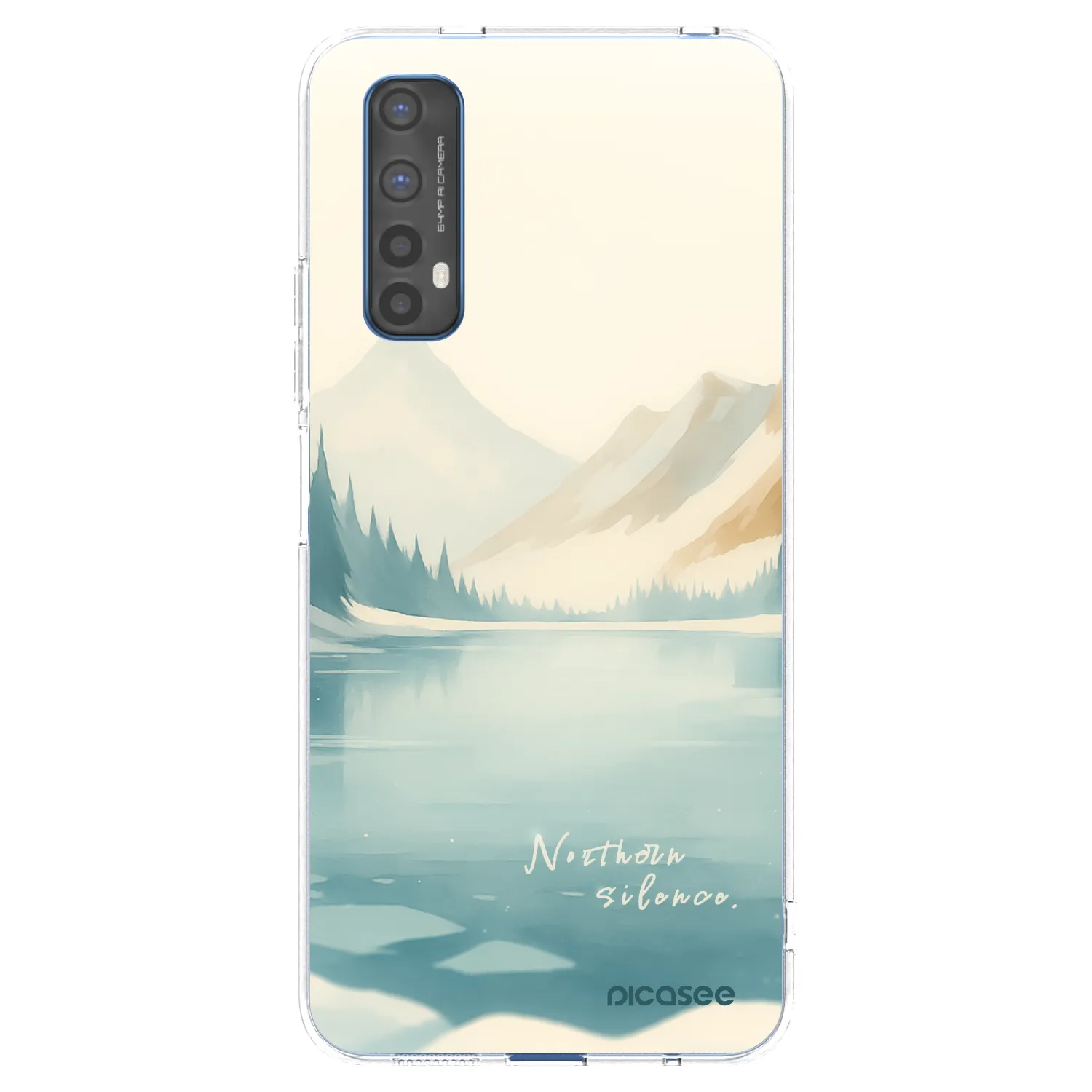 Picasee silikonový průhledný obal pro Realme 7 - NOTHERN SILENCE