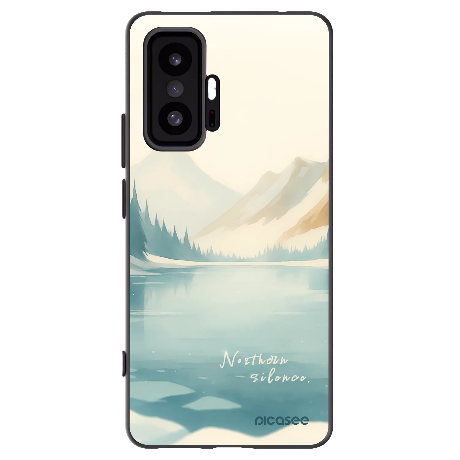 Picasee silikonový černý obal pro Xiaomi 11T - NOTHERN SILENCE