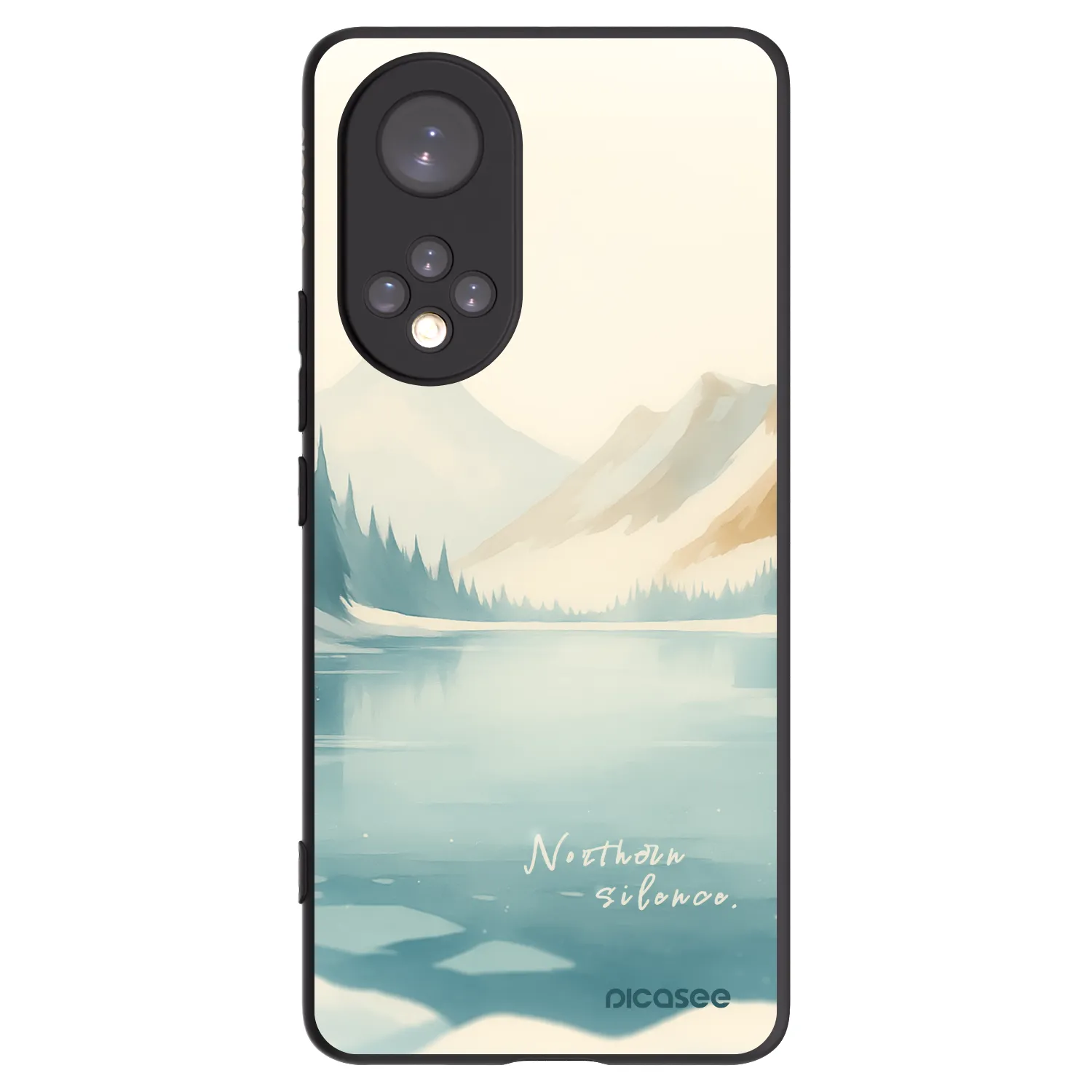 Picasee silikonový černý obal pro Honor 50 5G - NOTHERN SILENCE