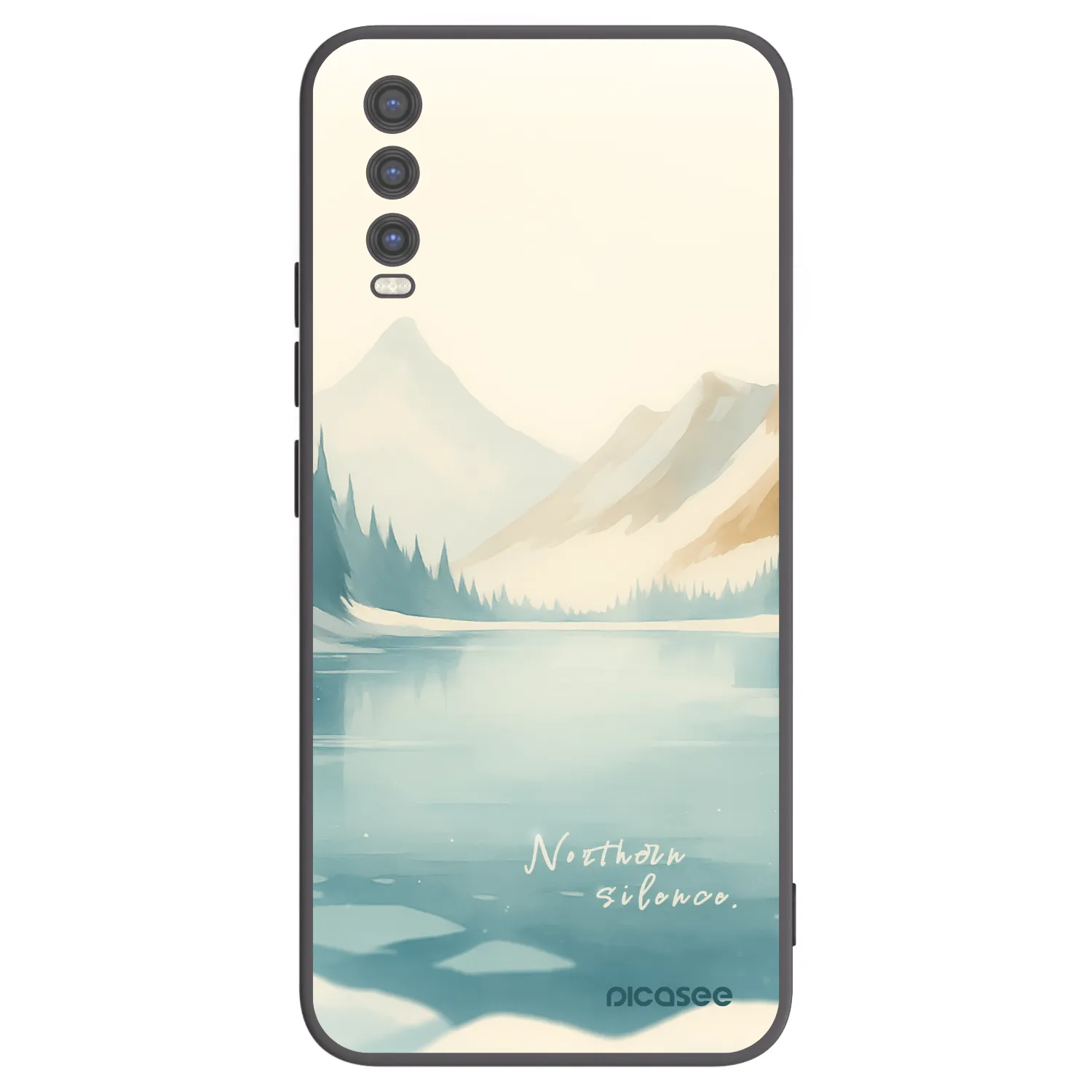 Picasee silikonový černý obal pro Vivo Y20s - NOTHERN SILENCE