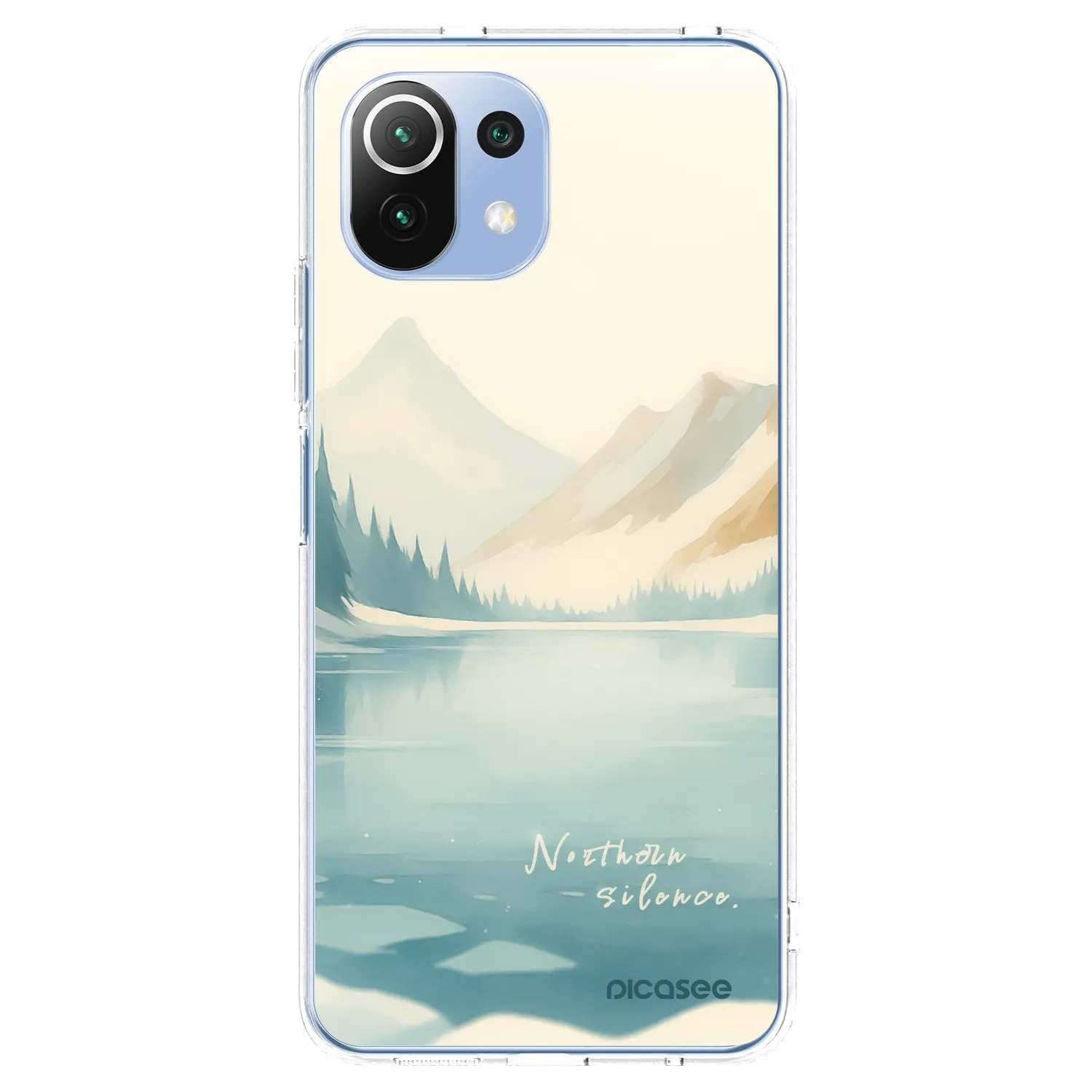 Picasee silikonový průhledný obal pro Xiaomi 11 Lite 5G NE - NOTHERN SILENCE