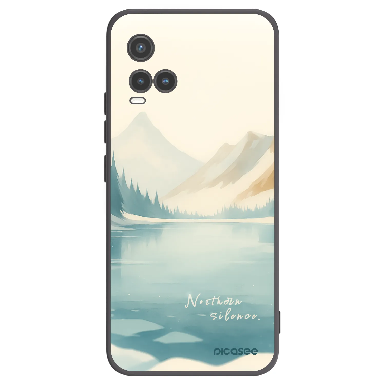 Picasee silikonový černý obal pro Vivo Y33s - NOTHERN SILENCE