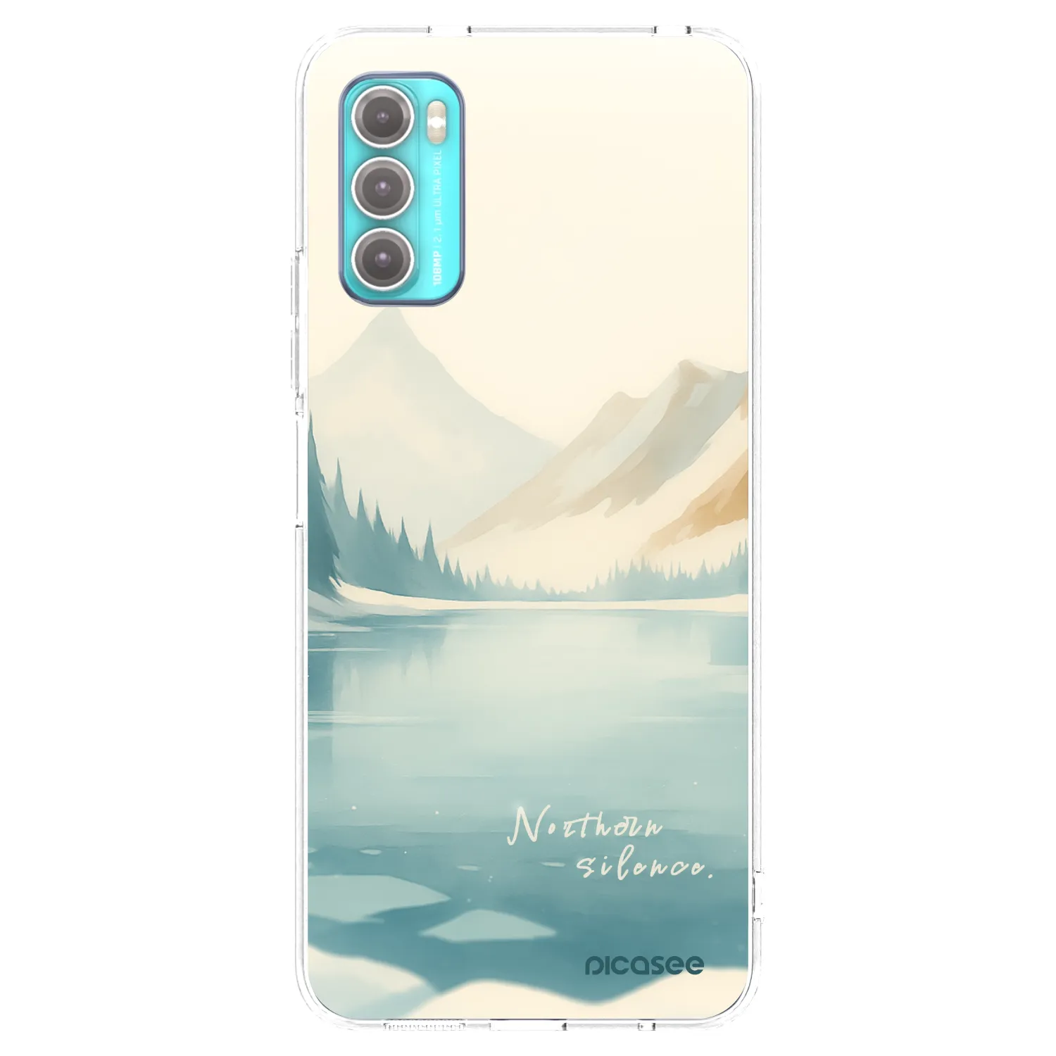 Picasee silikonový průhledný obal pro Motorola Moto G60 - NOTHERN SILENCE