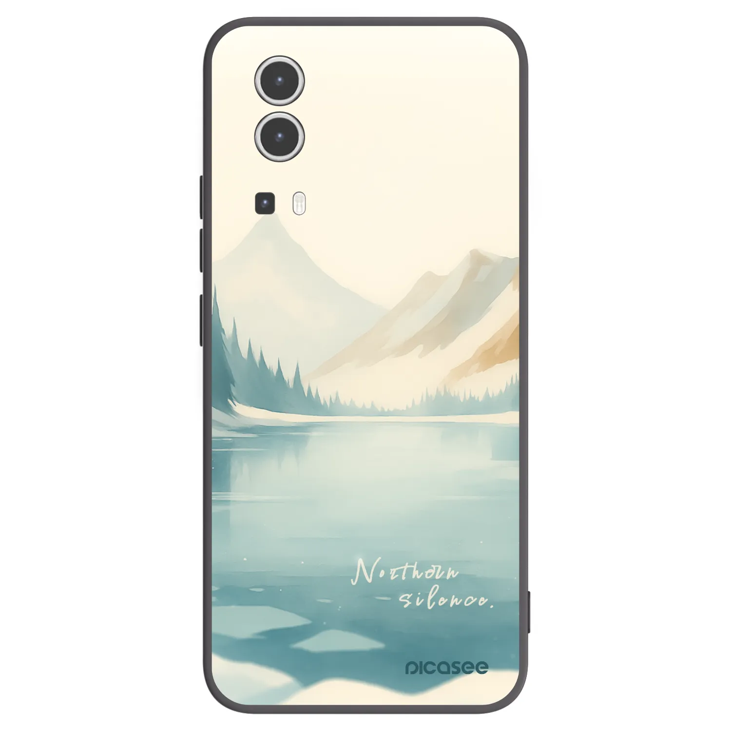 Picasee silikonový černý obal pro Vivo Y72 5G - NOTHERN SILENCE