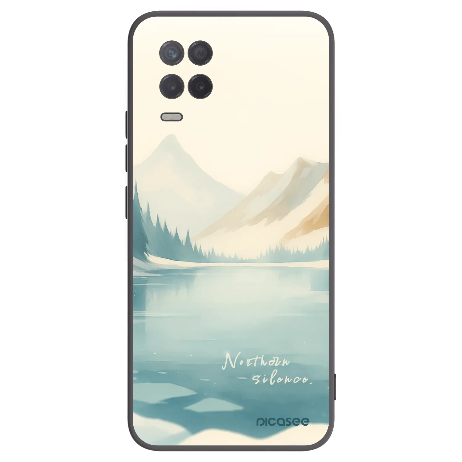 Picasee silikonový černý obal pro Realme 8 5G - NOTHERN SILENCE