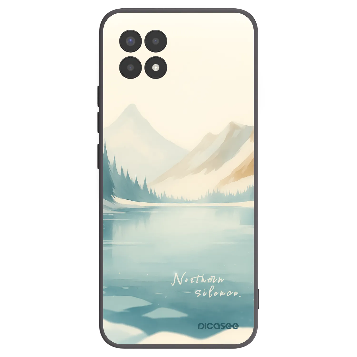 Picasee silikonový černý obal pro Realme 8i - NOTHERN SILENCE