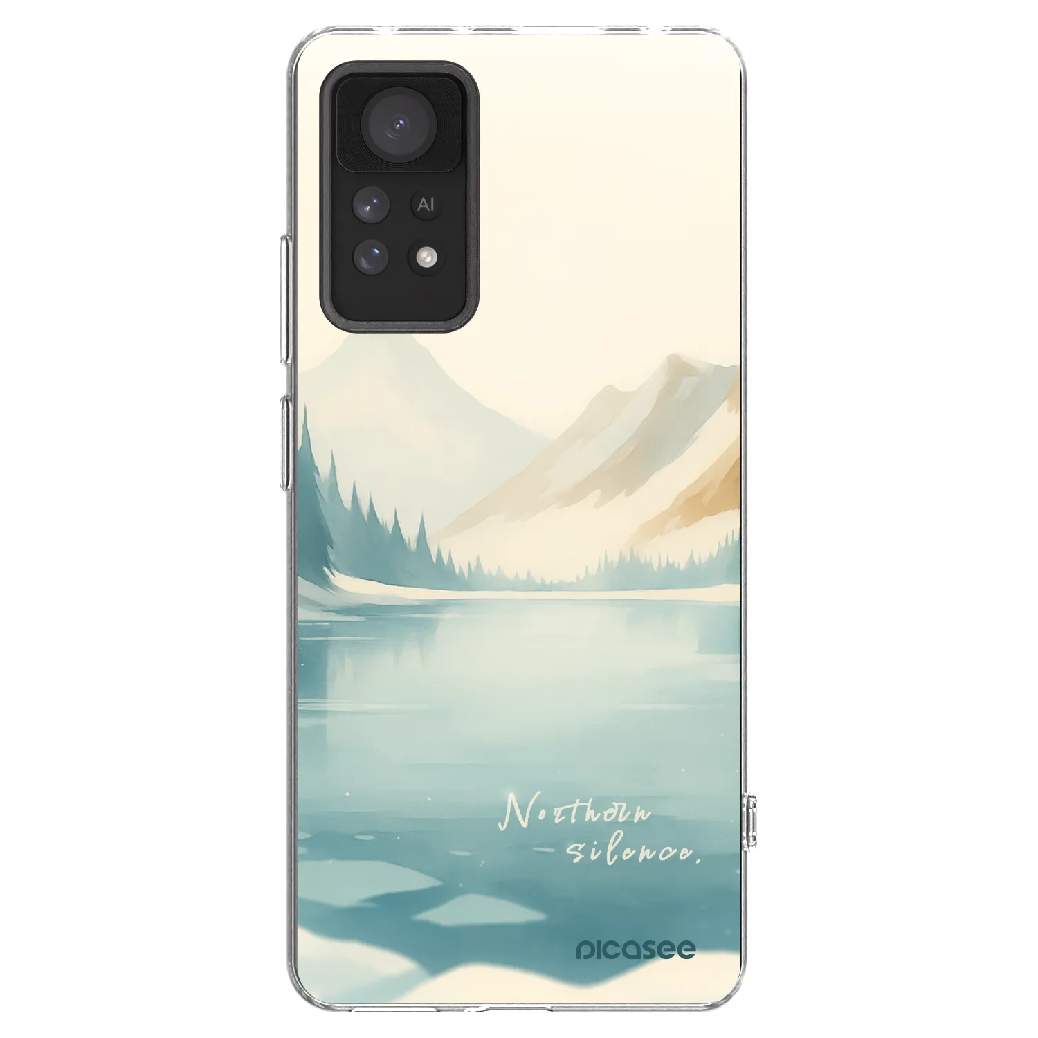 Picasee silikonový průhledný obal pro Xiaomi Redmi Note 11 Pro 5G - NOTHERN SILENCE