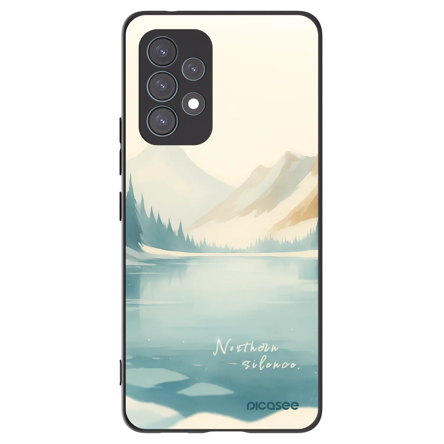 Picasee silikonový černý obal pro Samsung Galaxy A53 5G A536 - NOTHERN SILENCE