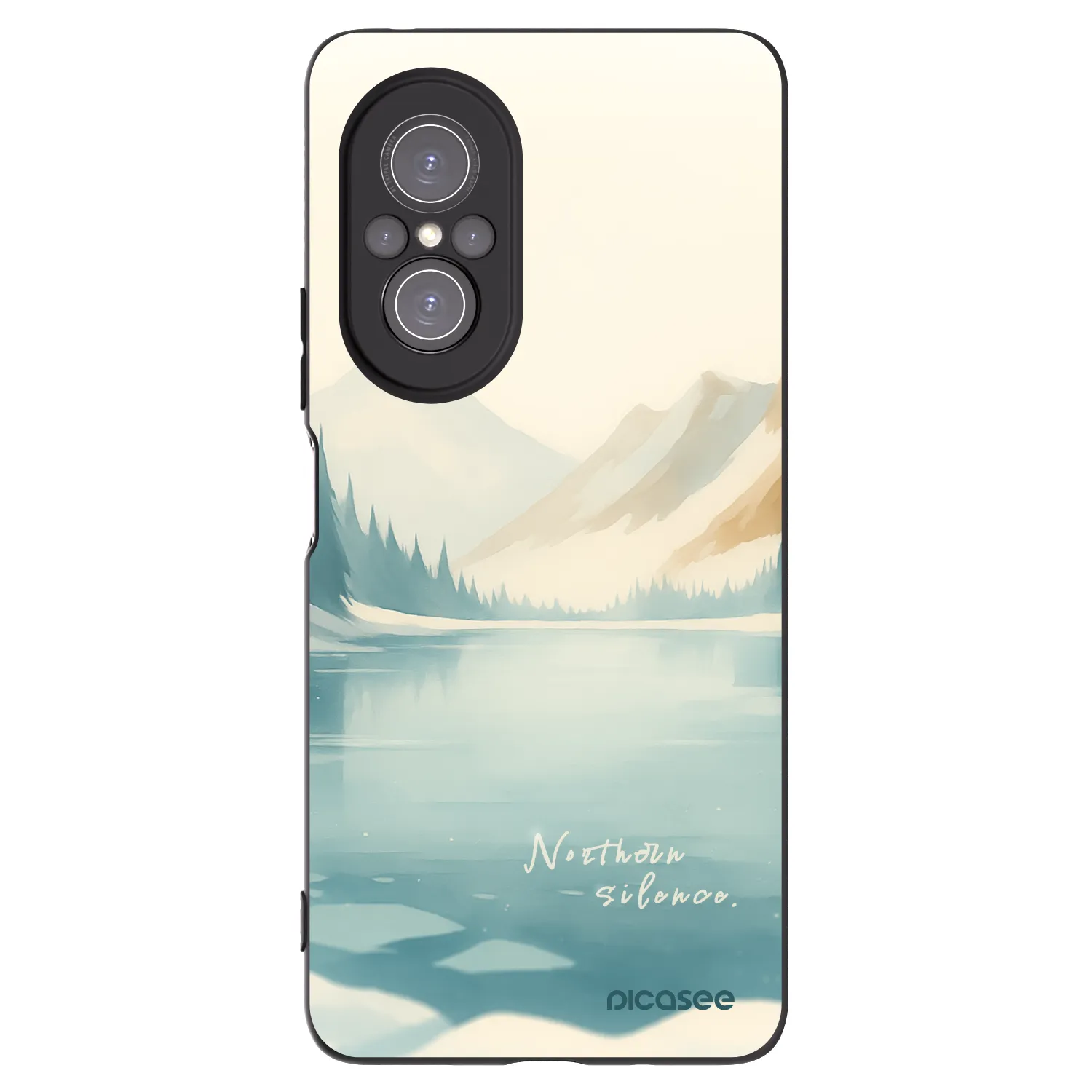 Picasee silikonový černý obal pro Huawei Nova 9 SE - NOTHERN SILENCE