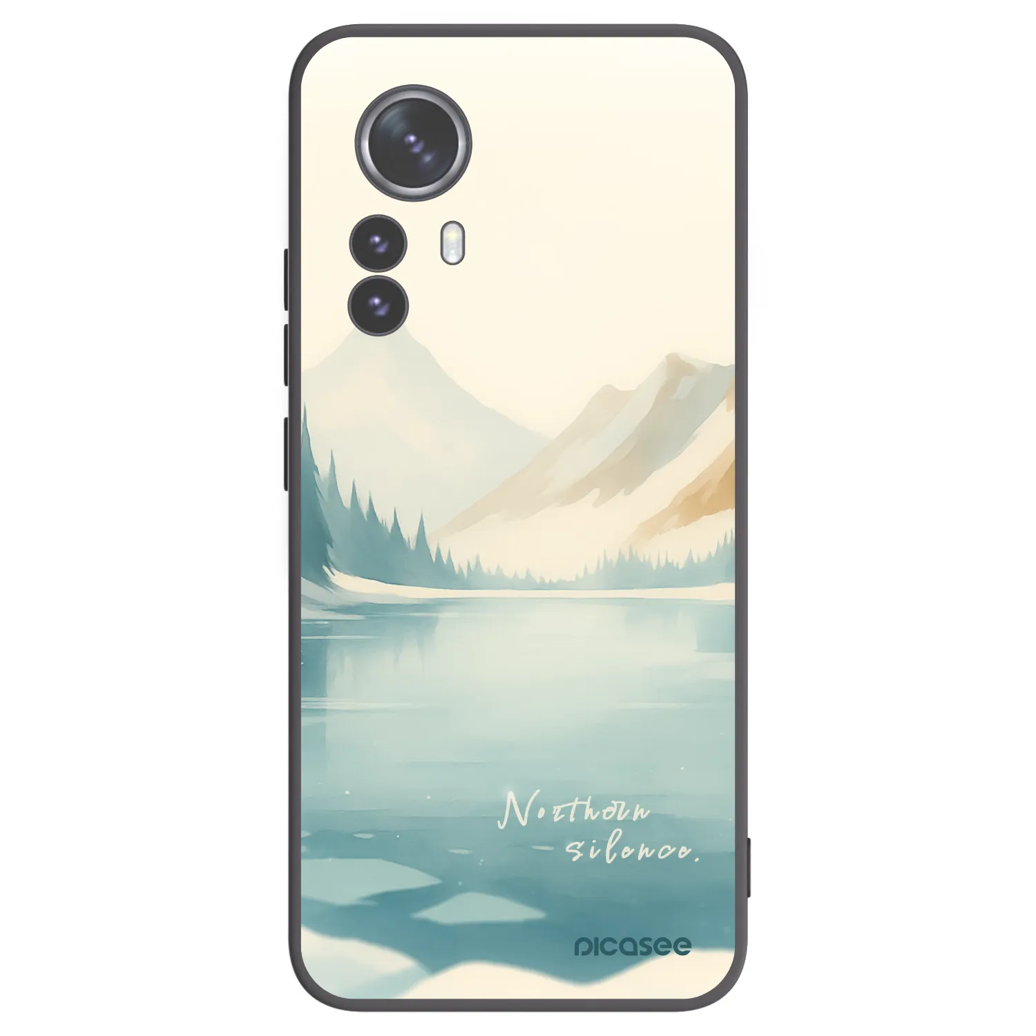 Picasee silikonový černý obal pro Xiaomi 12 Pro - NOTHERN SILENCE