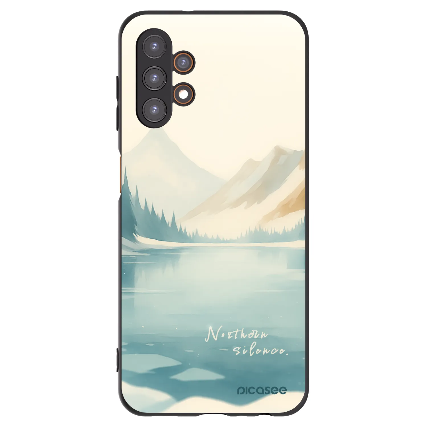 Picasee silikonový černý obal pro Samsung Galaxy A13 4G A135 - NOTHERN SILENCE