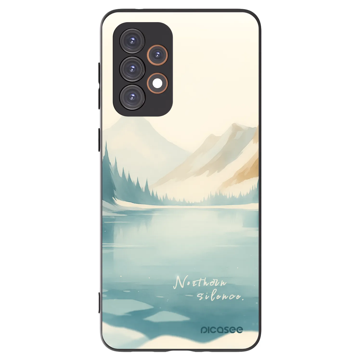 Picasee silikonový černý obal pro Samsung Galaxy A33 5G A336 - NOTHERN SILENCE