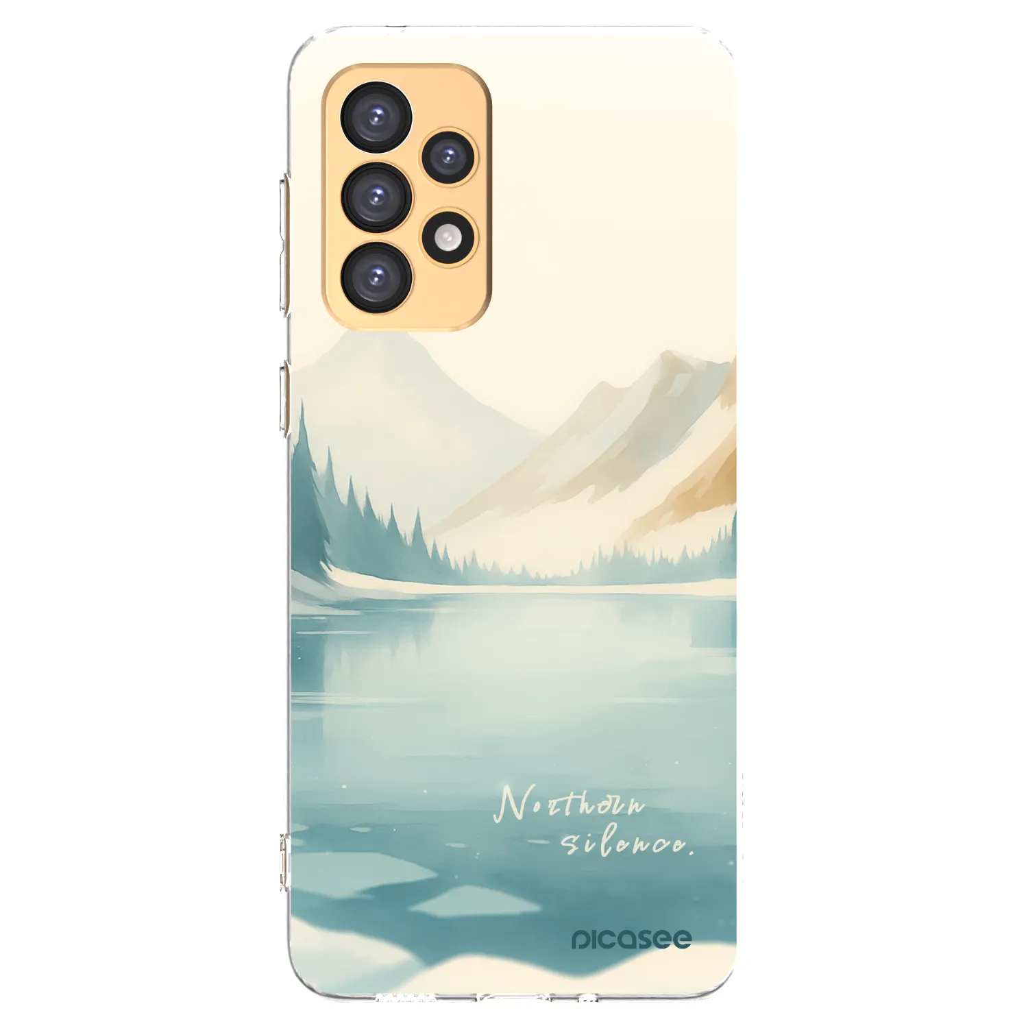 Picasee silikonový průhledný obal pro Samsung Galaxy A33 5G A336 - NOTHERN SILENCE