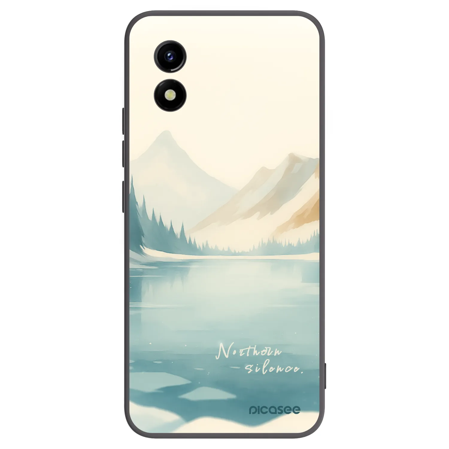 Picasee silikonový černý obal pro Vivo Y01 - NOTHERN SILENCE
