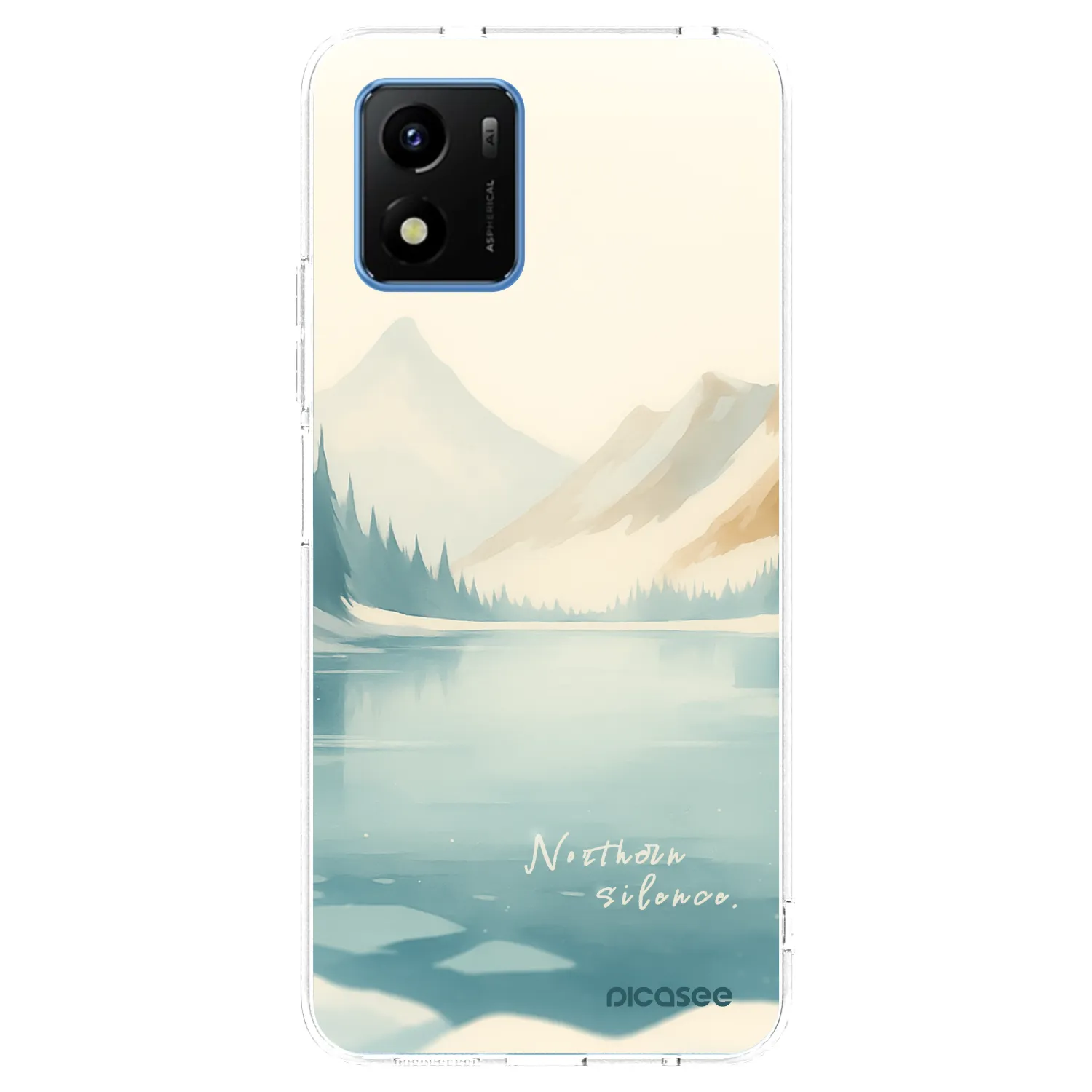 Picasee silikonový průhledný obal pro Vivo Y01 - NOTHERN SILENCE