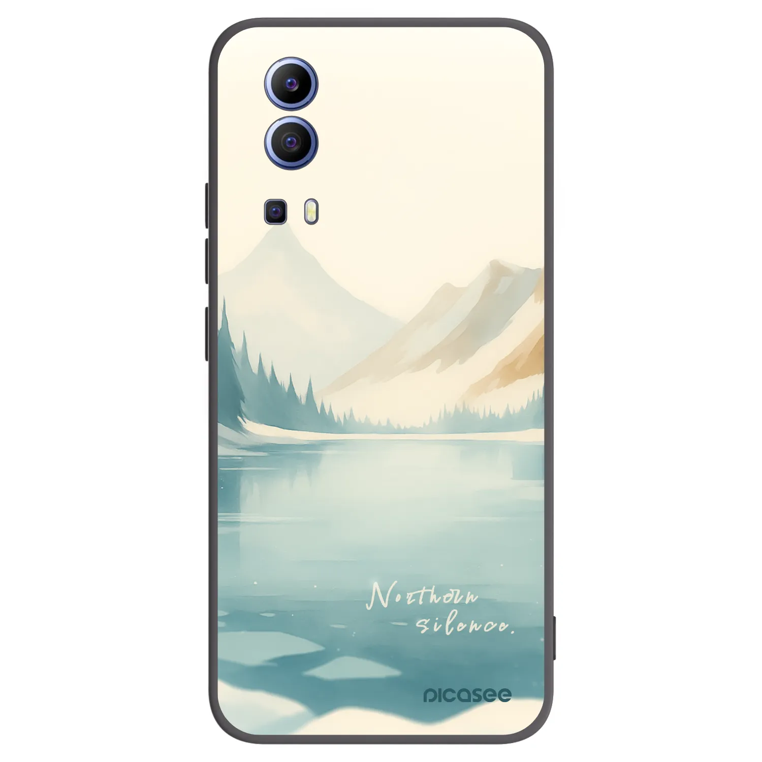 Picasee silikonový černý obal pro Vivo Y52 5G - NOTHERN SILENCE