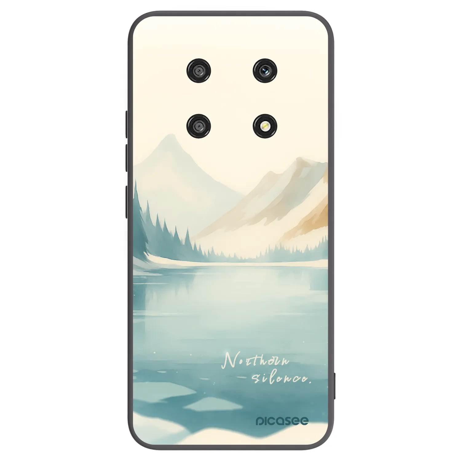 Picasee silikonový černý obal pro Honor Magic4 Lite 5G - NOTHERN SILENCE