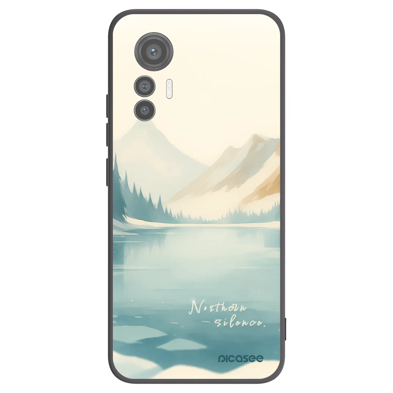 Picasee silikonový černý obal pro Xiaomi 12 Lite - NOTHERN SILENCE