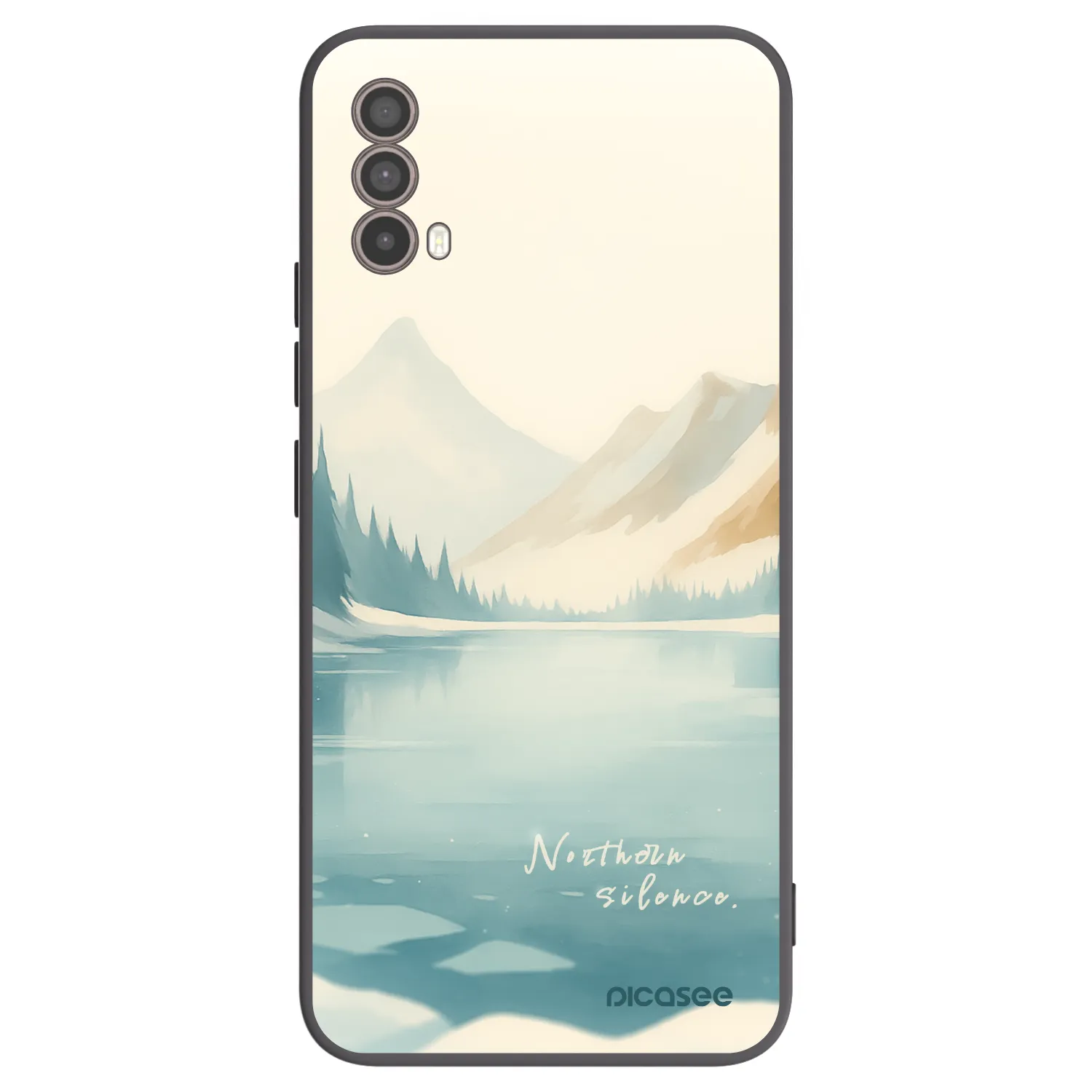 Picasee silikonový černý obal pro Motorola Moto E40 - NOTHERN SILENCE