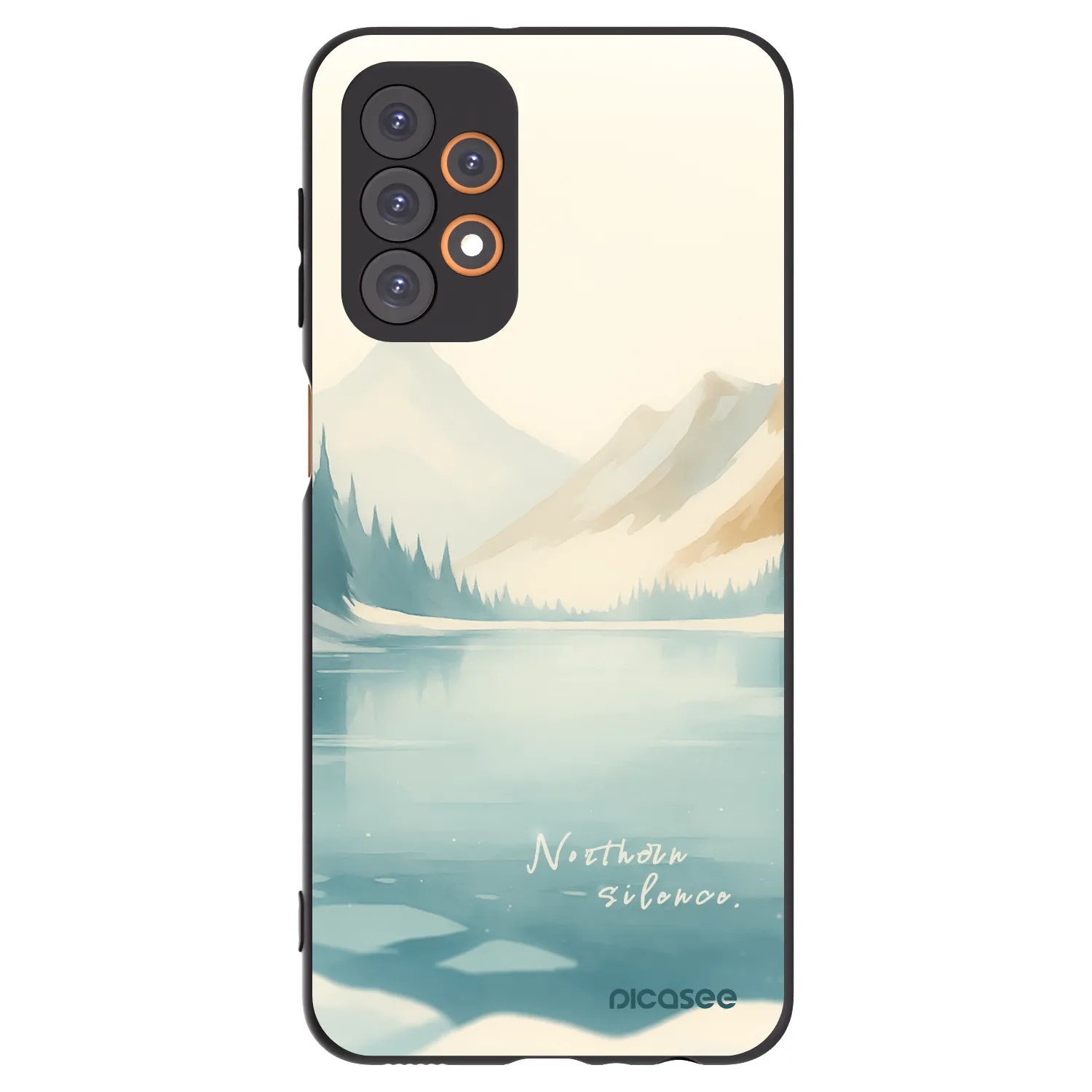 Picasee silikonový černý obal pro Samsung Galaxy A23 A235F 4G - NOTHERN SILENCE