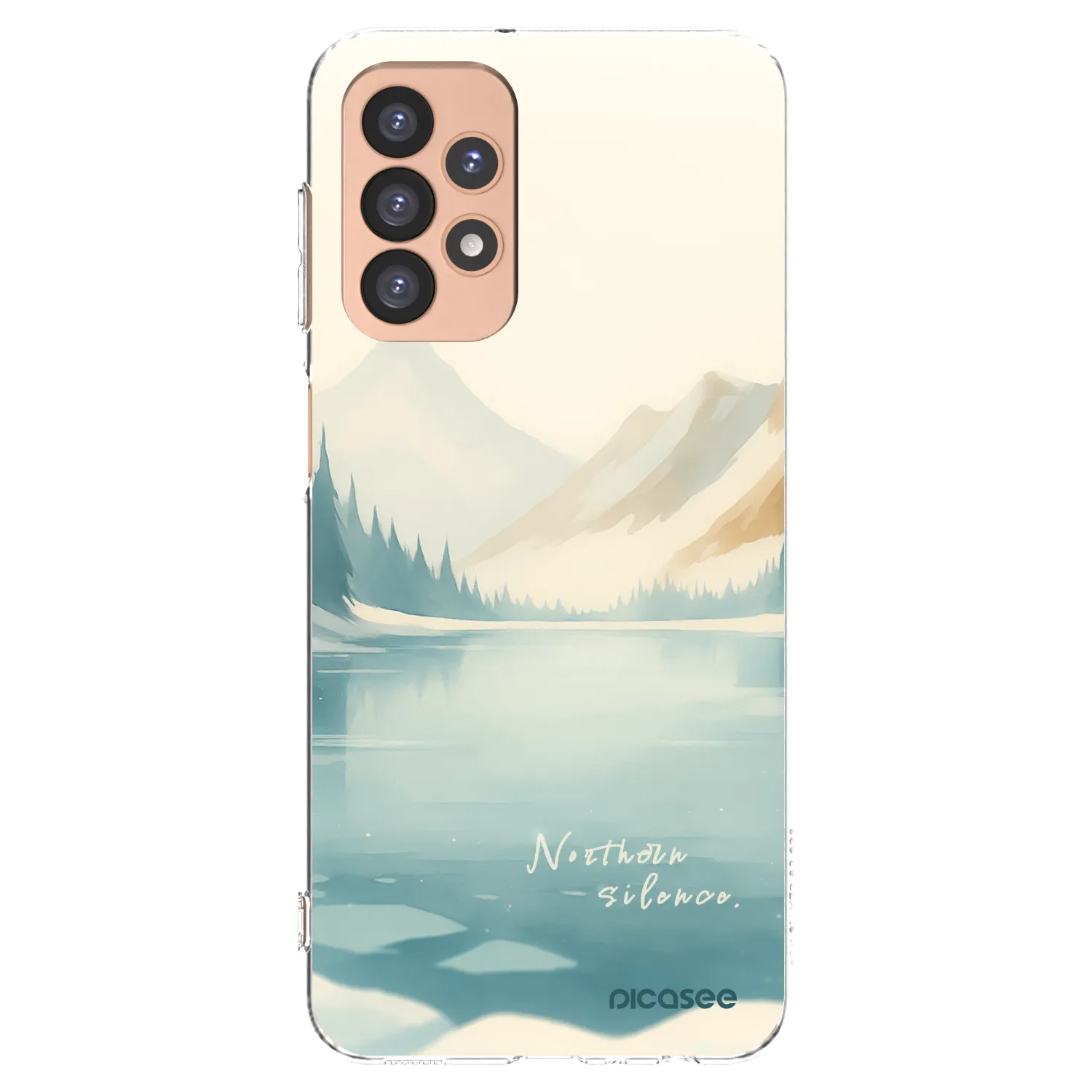 Picasee silikonový průhledný obal pro Samsung Galaxy A23 A236B 5G - NOTHERN SILENCE