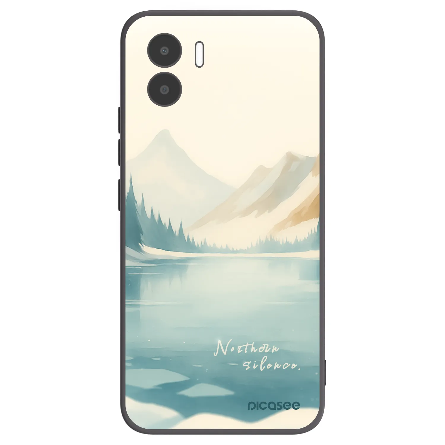 Picasee silikonový černý obal pro Xiaomi Redmi A1 - NOTHERN SILENCE